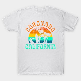 Coronado California Beach Surf Summer Vacation Girl Vintage Sweatshirt T-Shirt